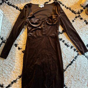 ROUJE VELVET DRESS